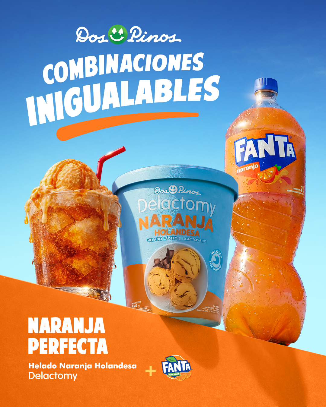 Dos Pinos + Coca Cola