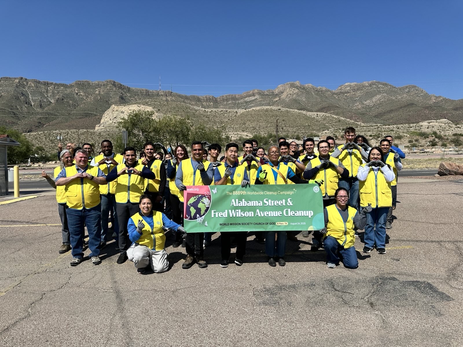 Alabama Street and Fred Wilson Avenue Cleanup in El Paso, TX