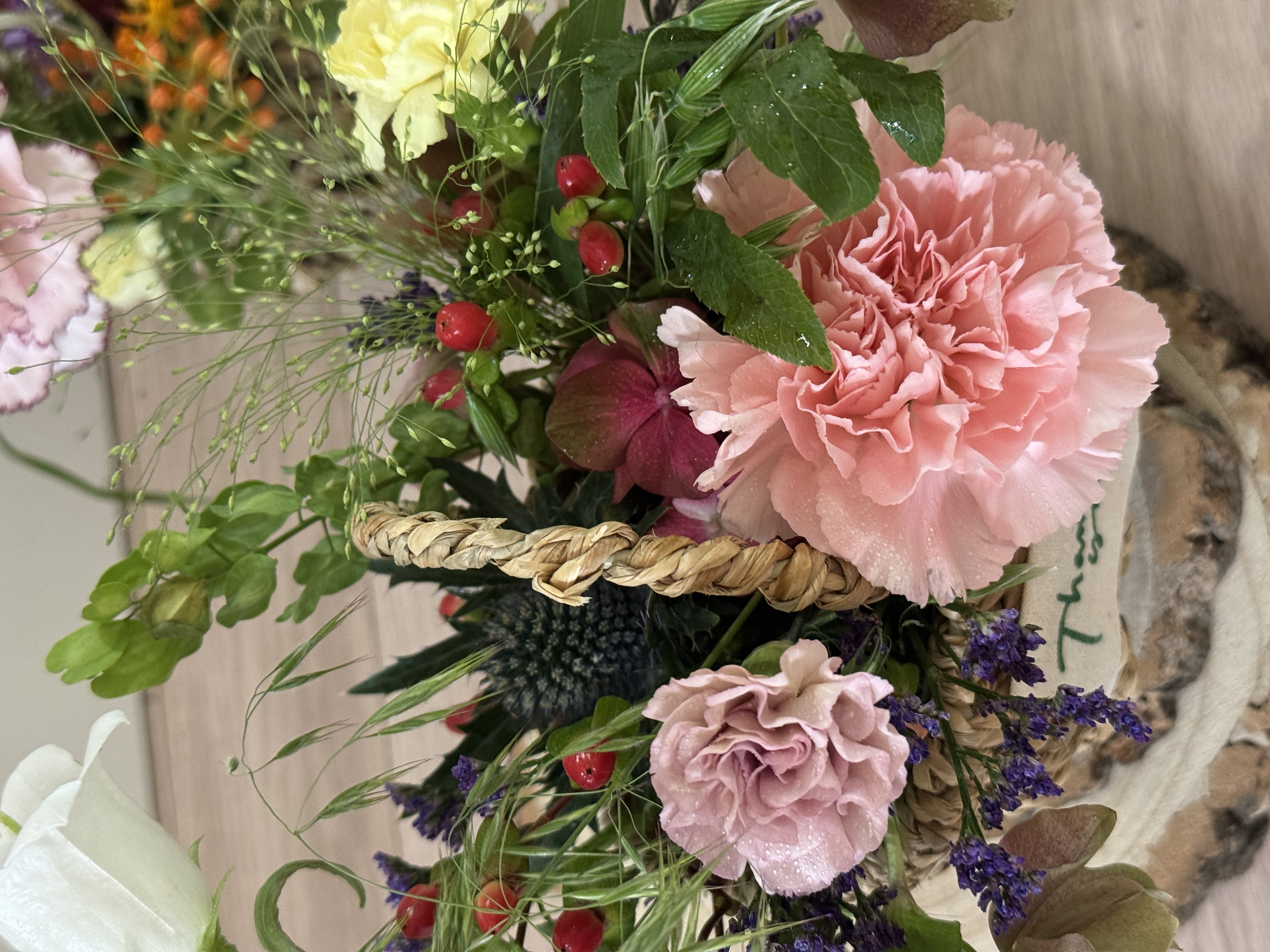 mini basket closeup