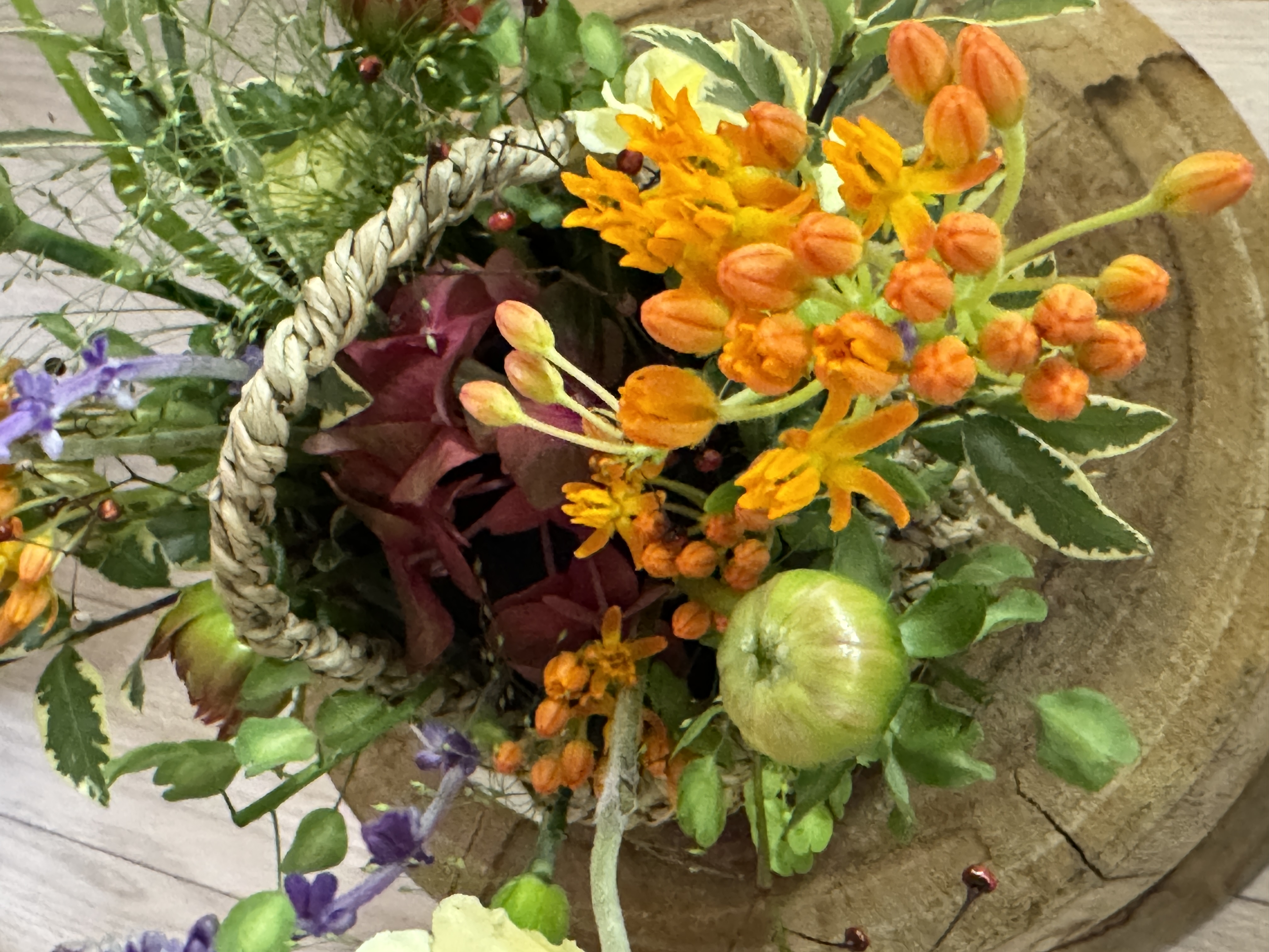 mini basket closeup