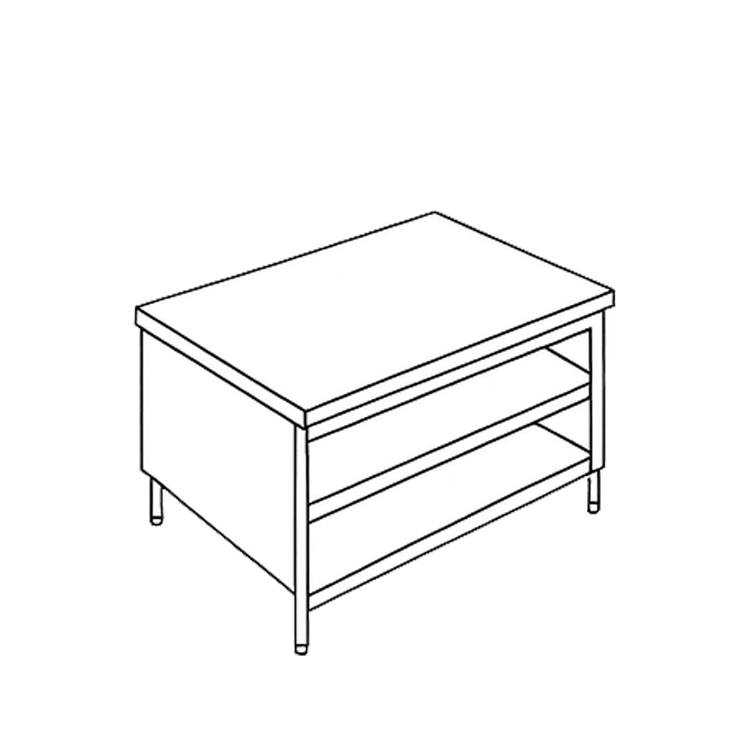 Open Cabinet with Under Shelf OPCS 2