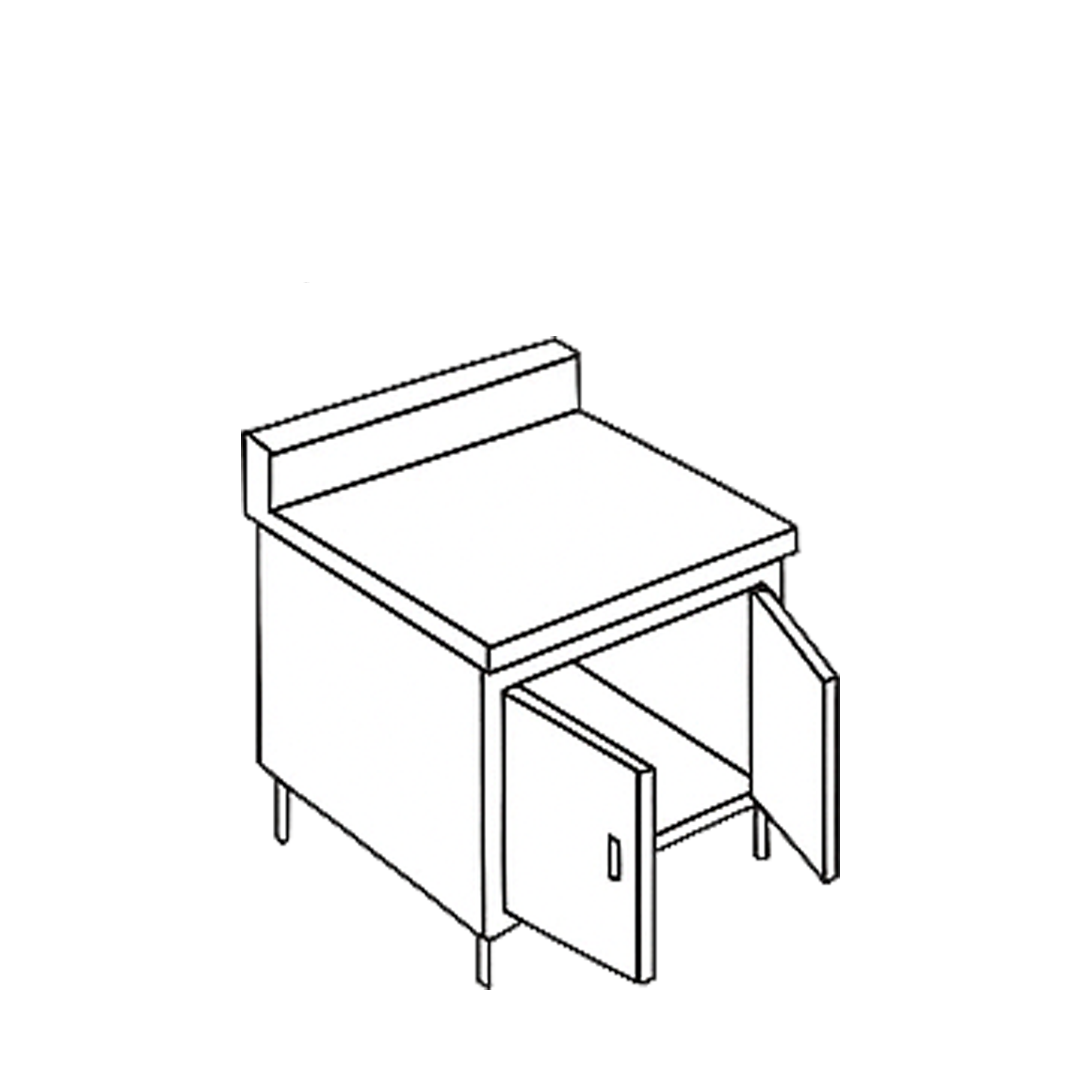 Cabinet Swing Doors with Backsplash CSWB 1