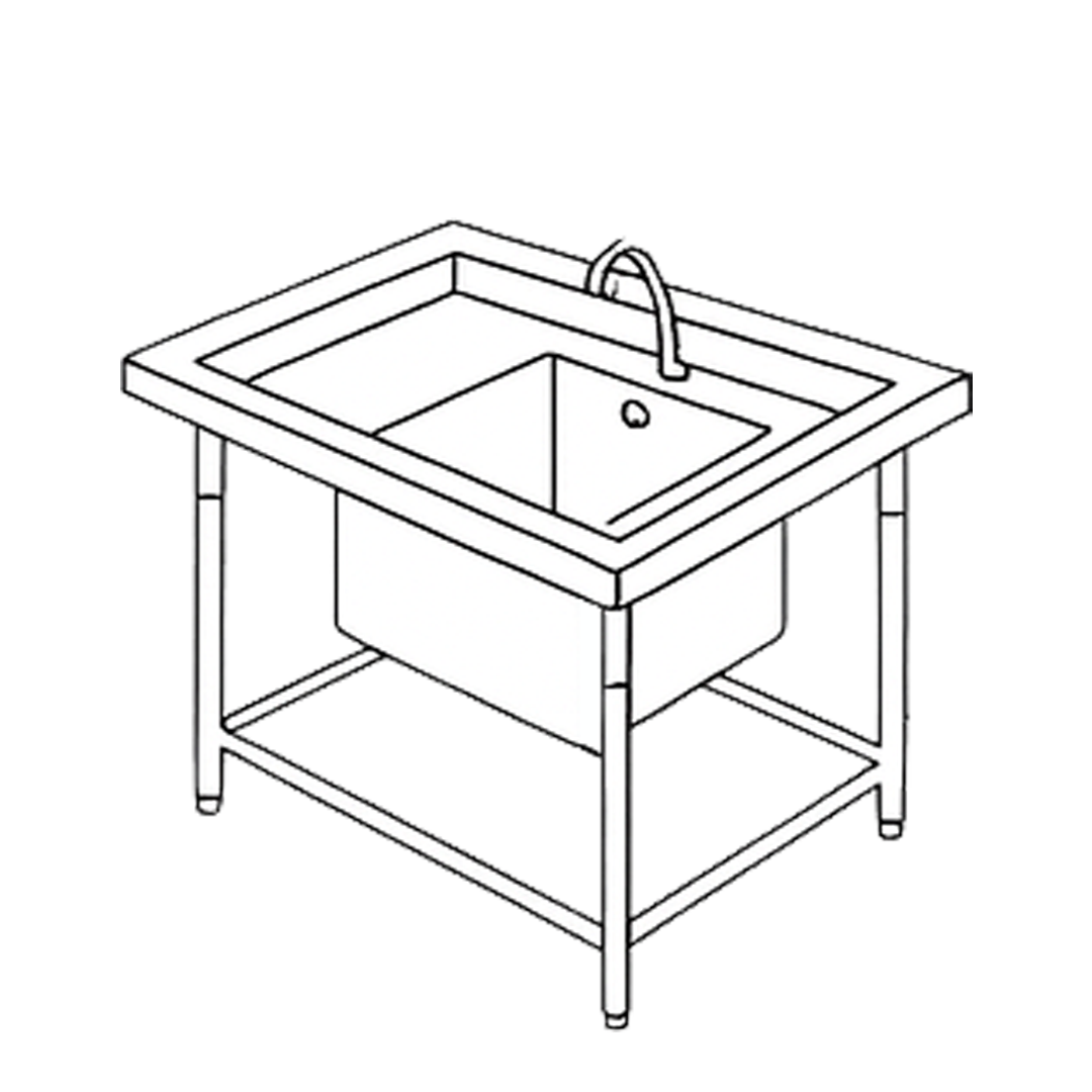 Sink Table with Faucet STF 3