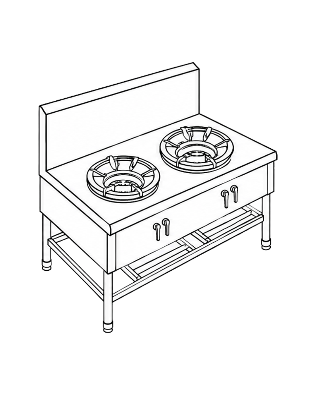 Stock Pot Stove(LOW PRESSURE) 2SPSB-LOW