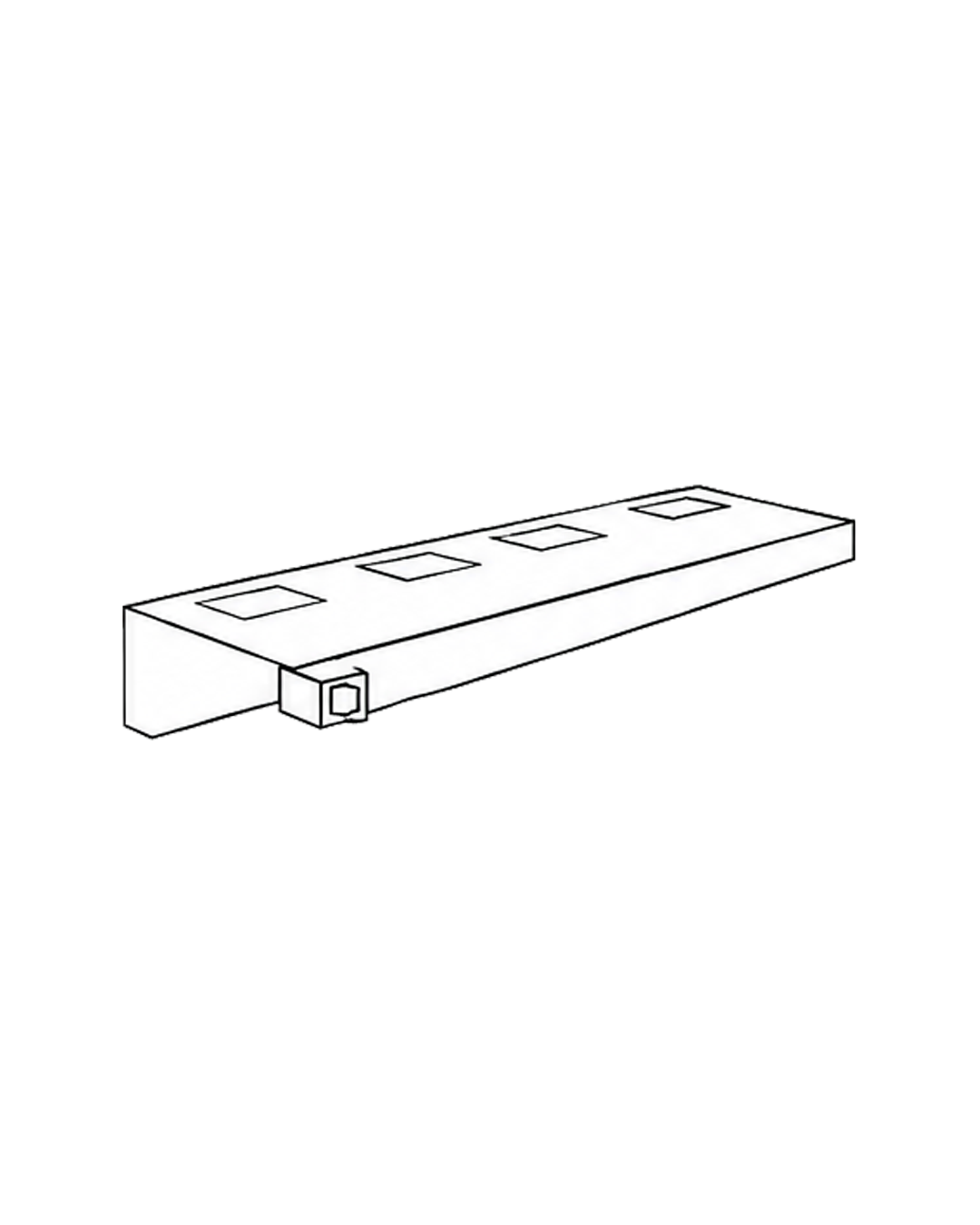 Exhaust Hood Wall Type with Fresh Air EXWFRA 4