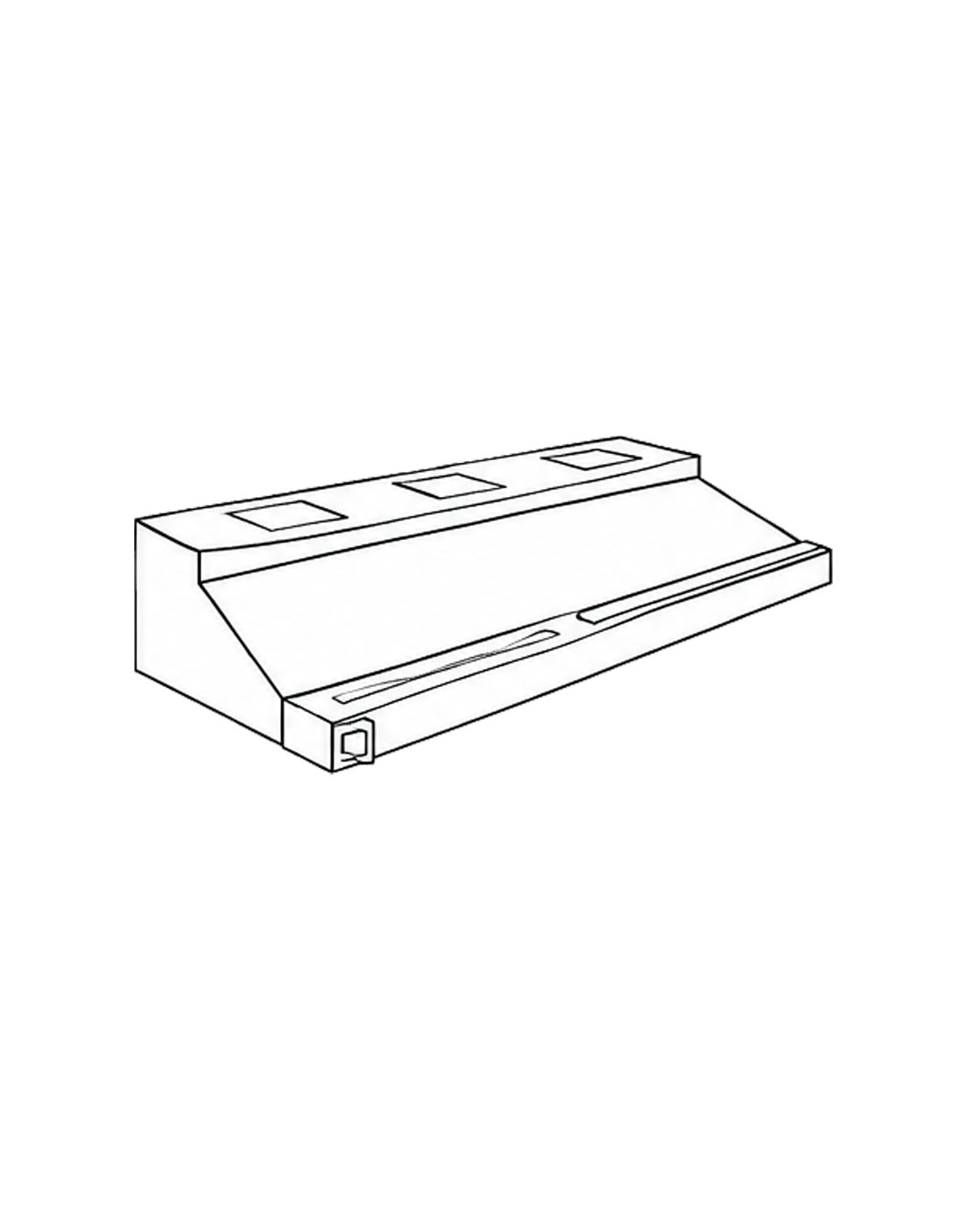 Exhaust Hood Wall Type with Fresh Air EXWFRA 5