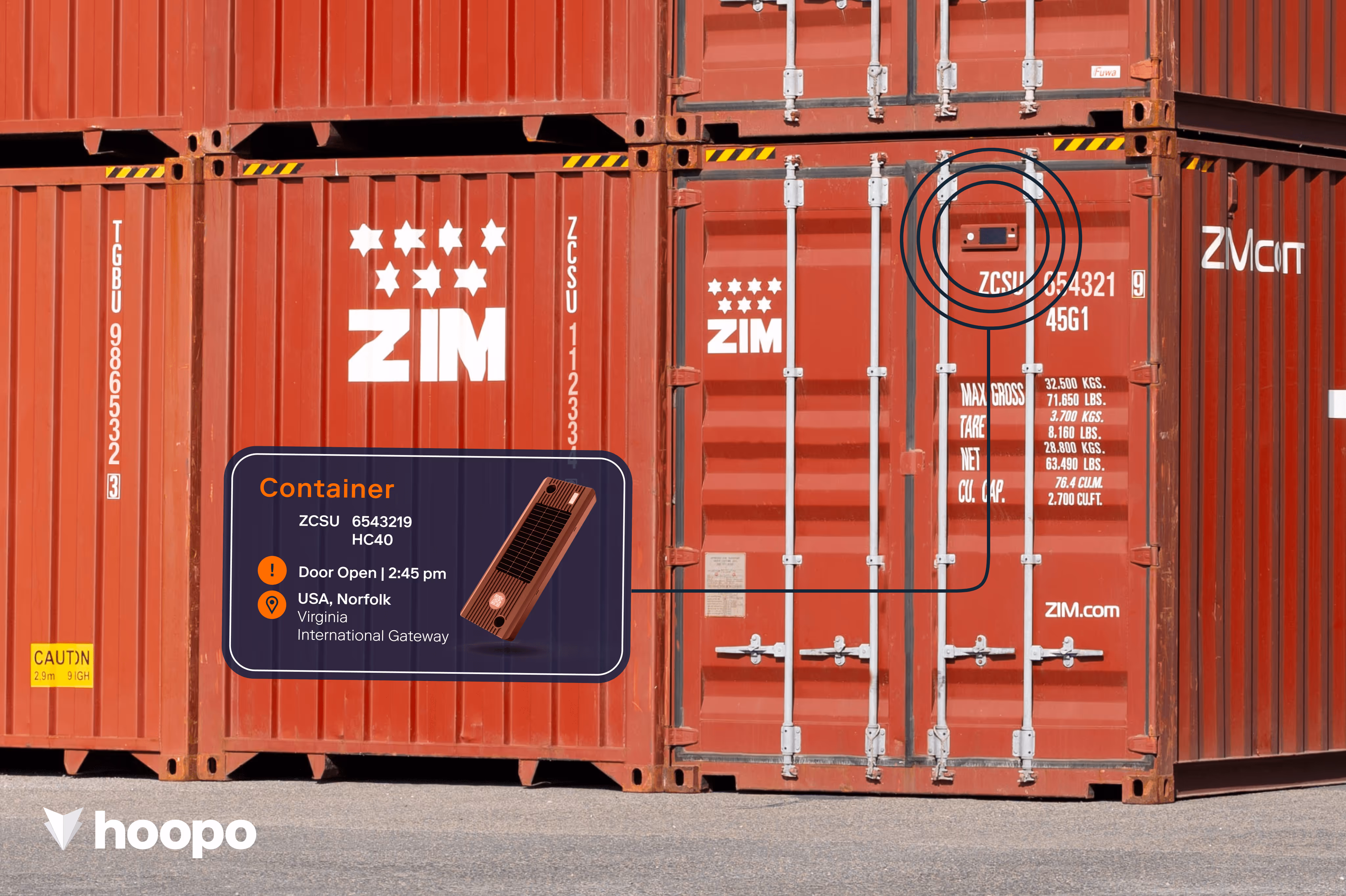ZIM Announces Agreement with Hoopo Systems to Deploy Hoopo’s Tracking Devices on ZIM’s Dry-Van Container Fleet