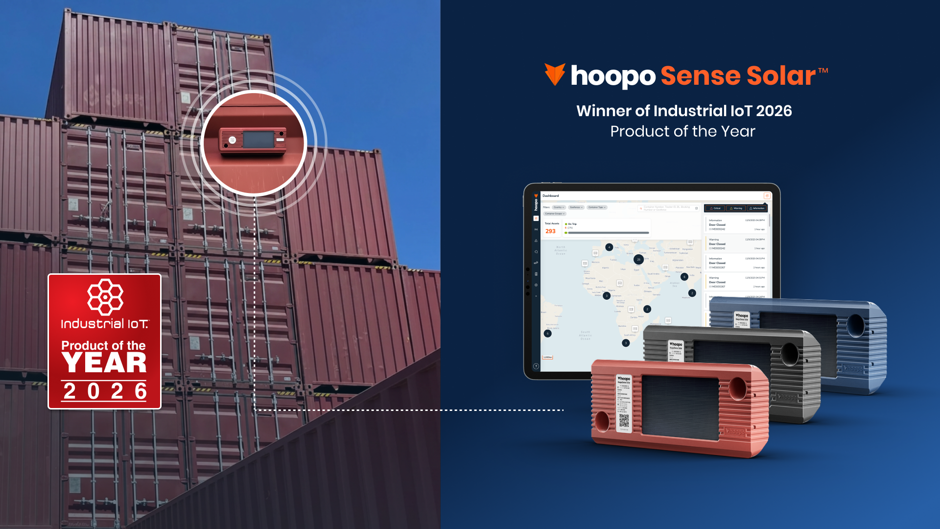 Hoopo Wins 2026 Industrial IoT Product of the Year Award for hoopoSense Solar™