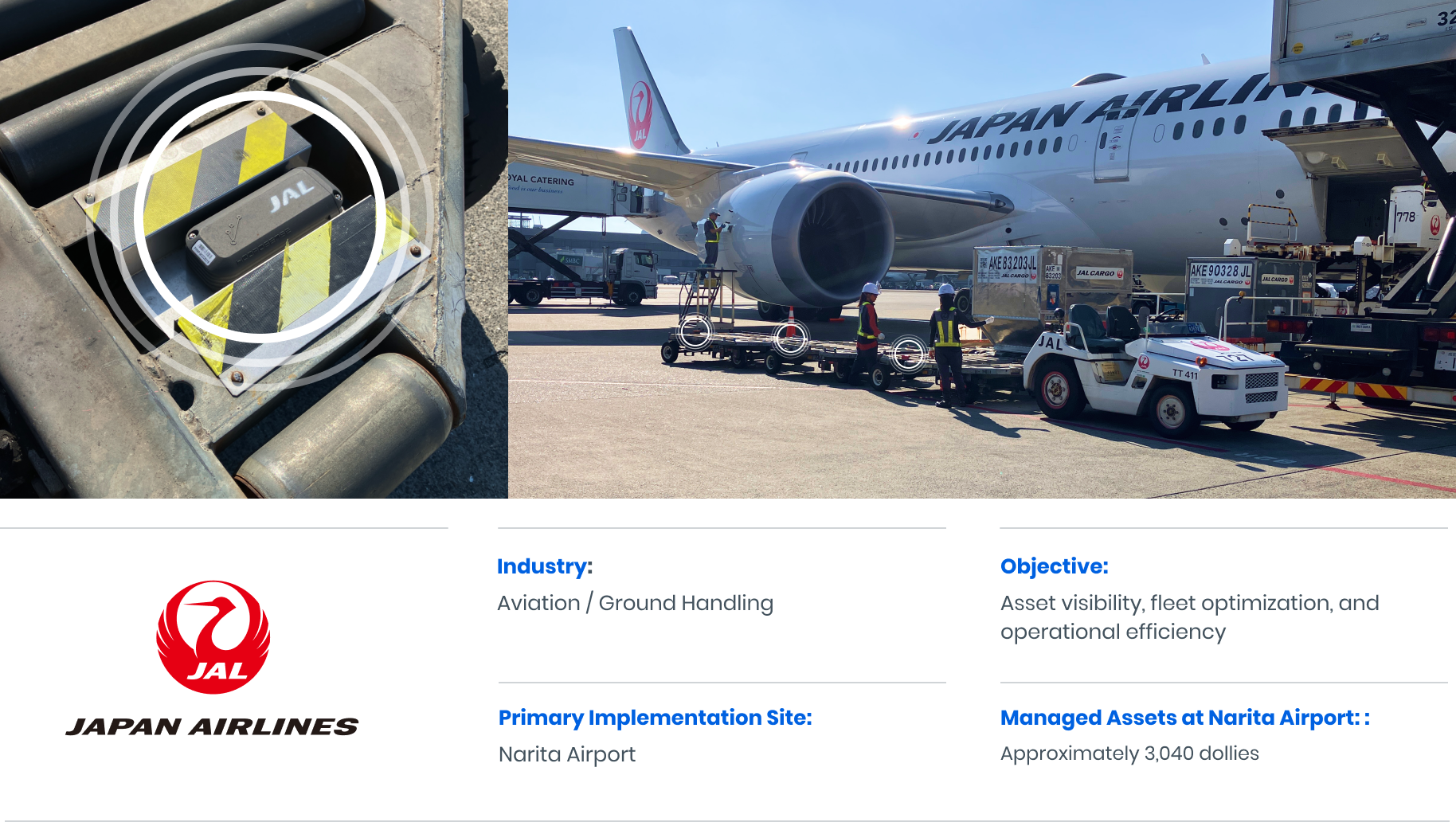 Japan Airlines Customer Success Story: Transforming Ground Operations with Real-Time Dolly Visibility