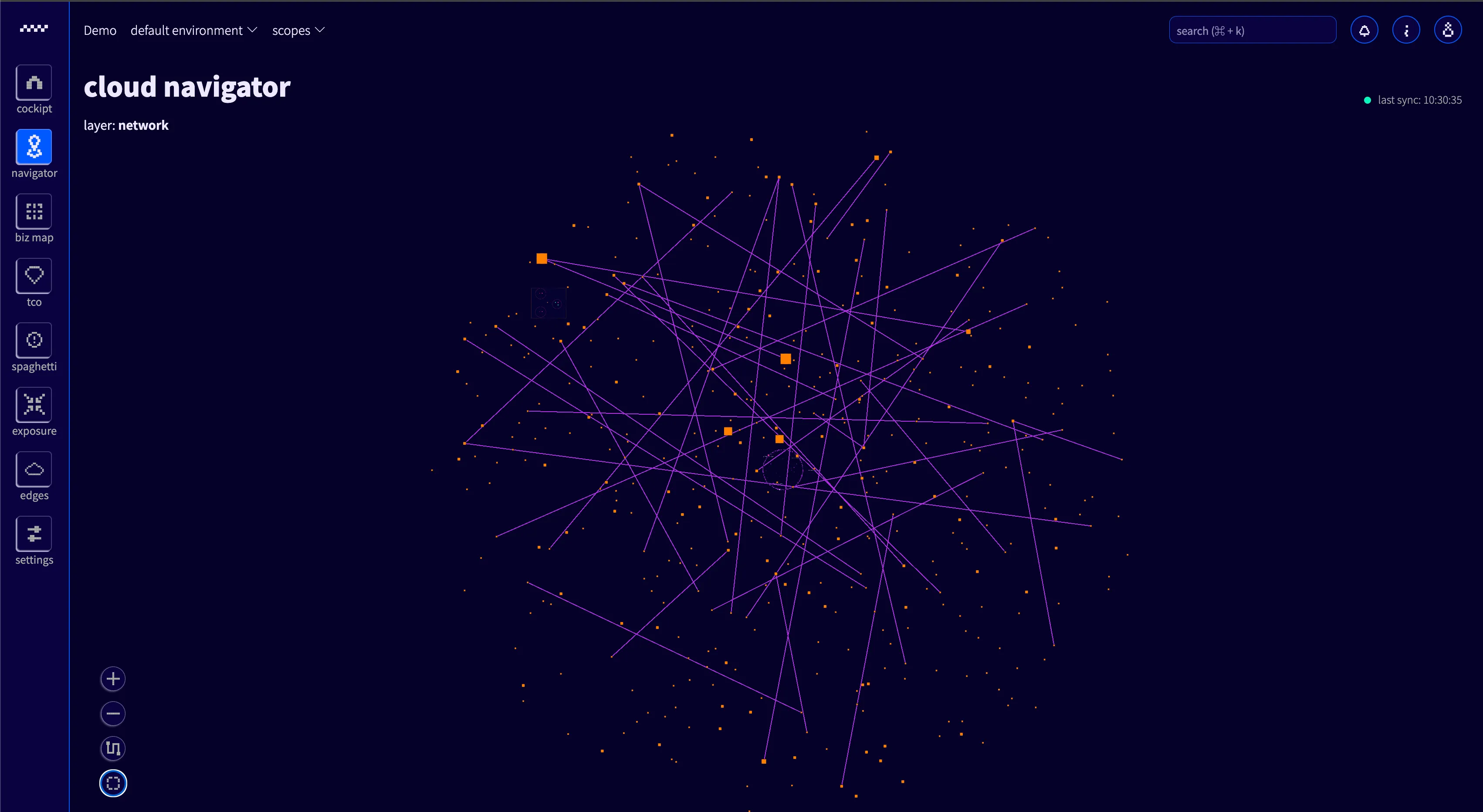 Third screenshot of the Noways product