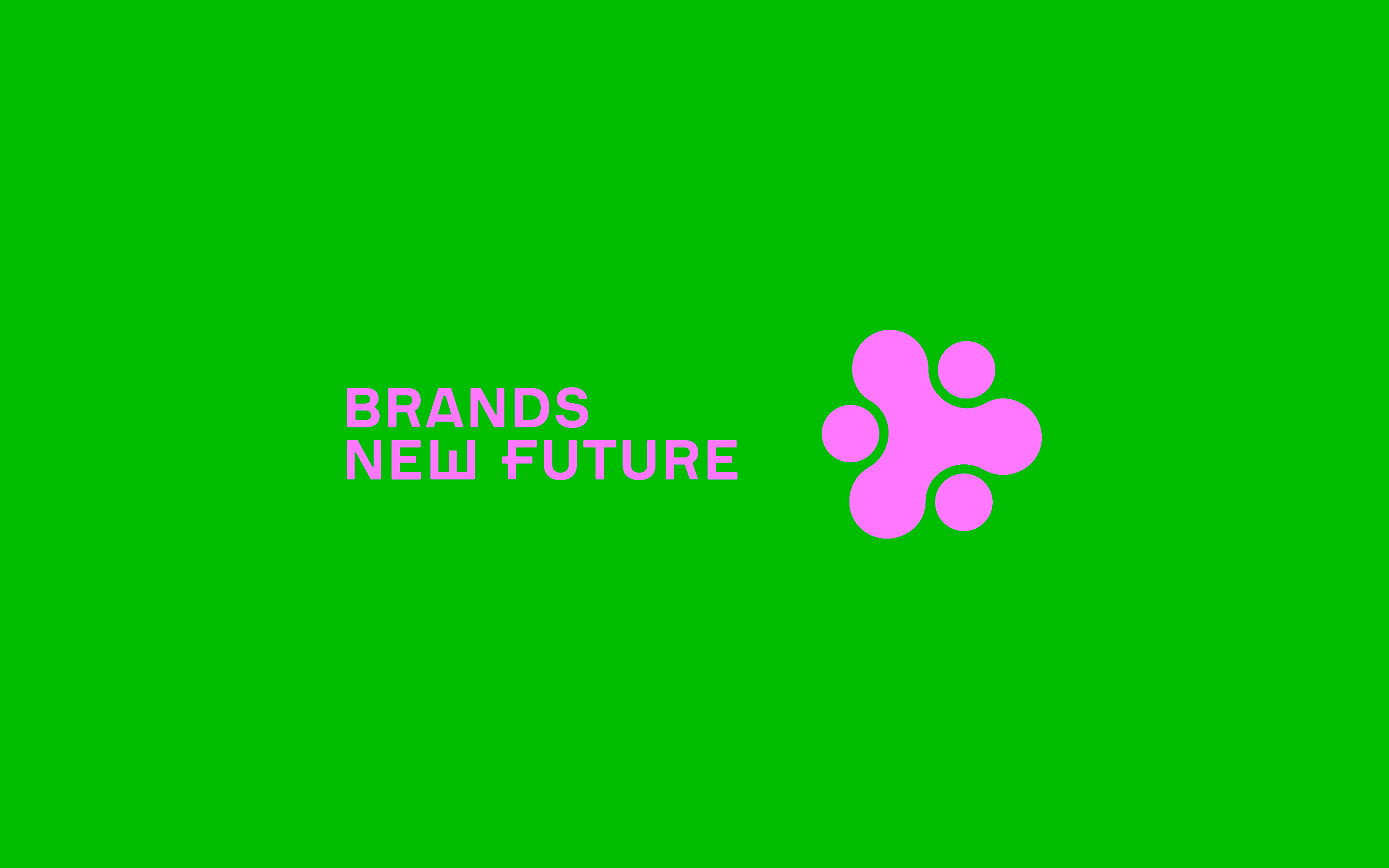 Logo und Bildmarke von Brands New Future, Corporate Design Case eines Brand Design Labs aus München.