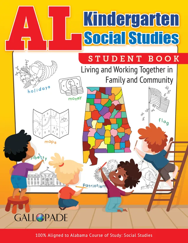Alabama kindergarten social studies student book