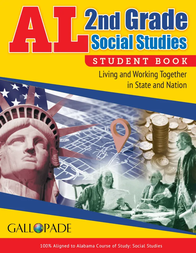 Alabama 2nd Grade Social Studies student book