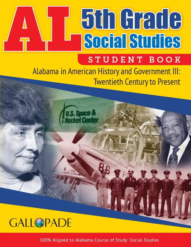 ALabama 5th grade social studies student book