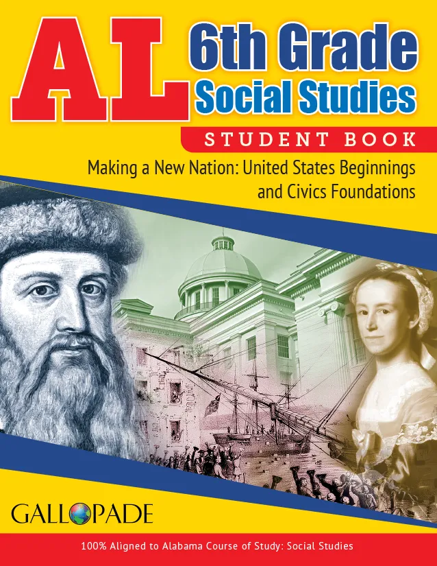 Alabama 6th Grade Social Studies student book