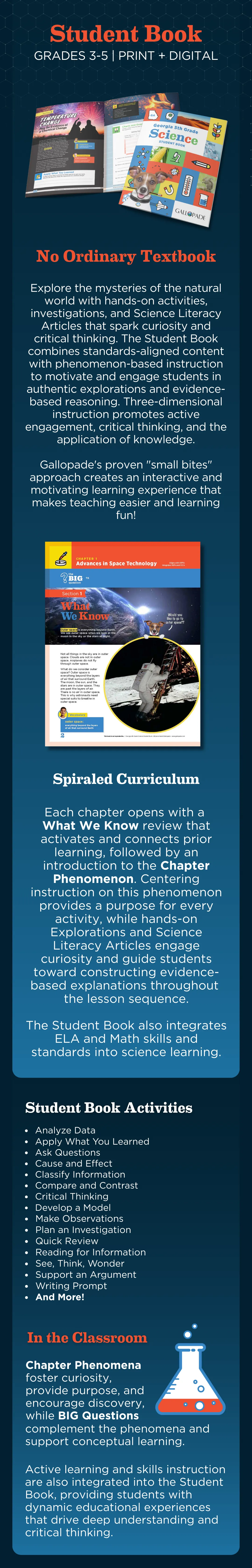 Georgia Science curriculum textbooks and classroom materials