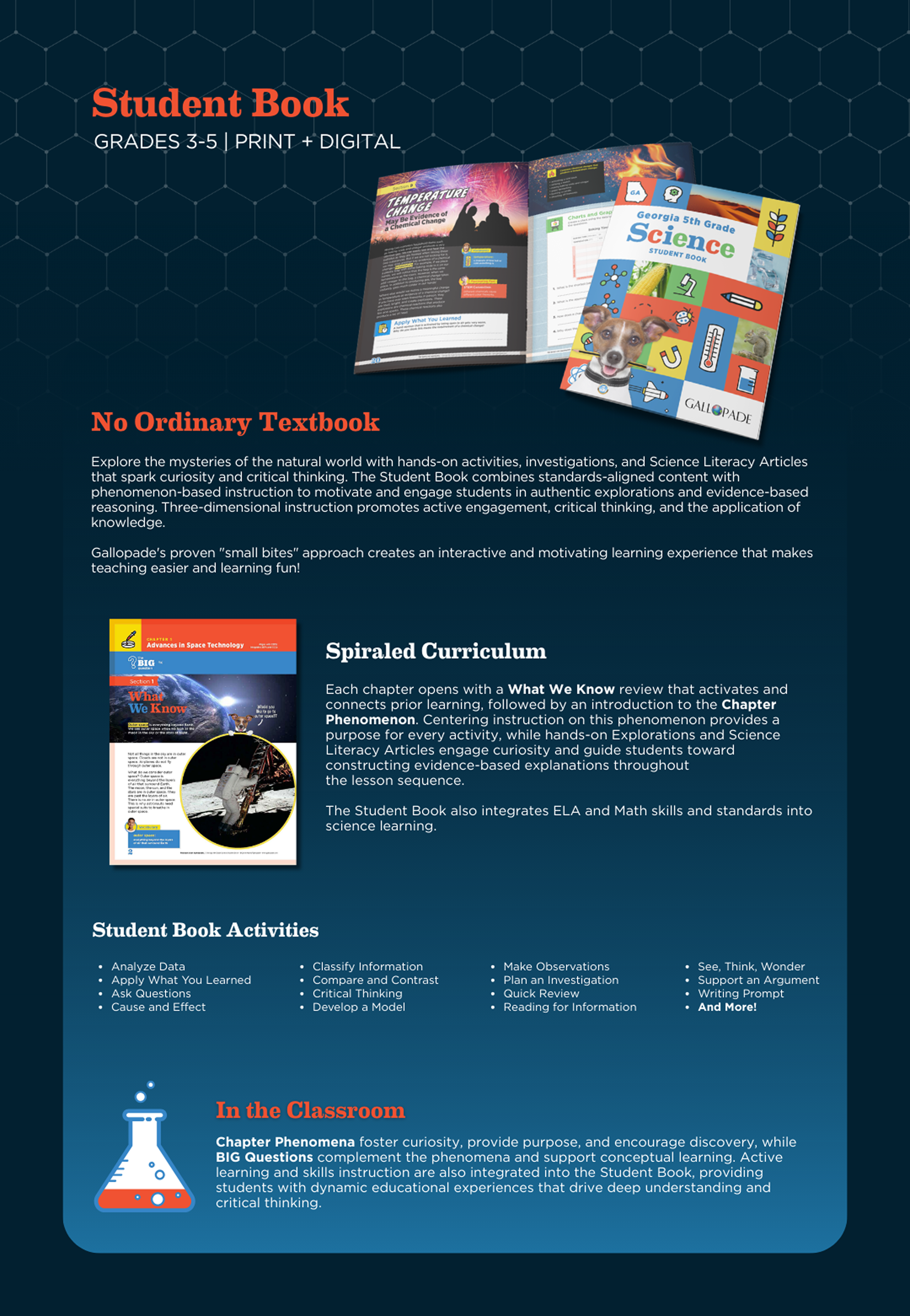 Georgia Science curriculum textbooks and classroom materials