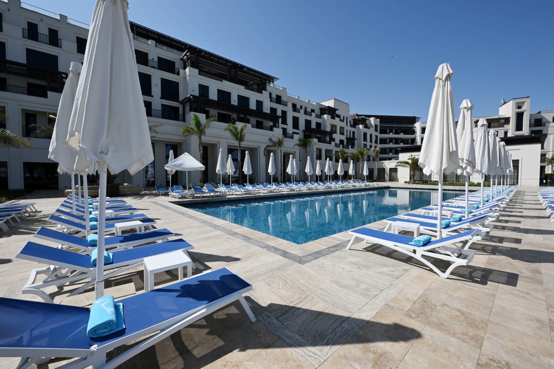 Modern Sea Breeze architecture and resort amenities
