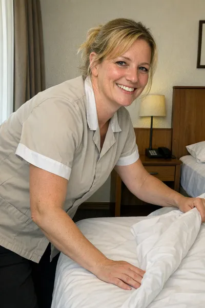 Professional housekeeping candidate – experienced staff member for high-quality maintenance.