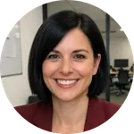 Portrait of Juliane – sharing her feedback on a successful partnership with AV Group.