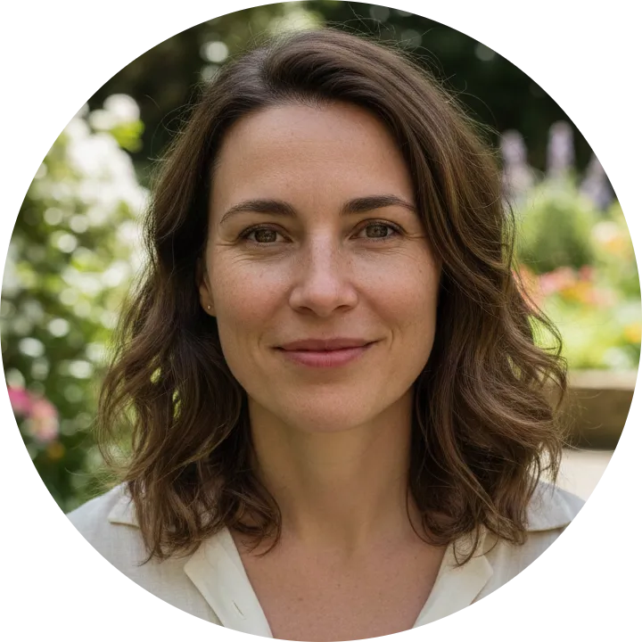 Portrait of Juliane – sharing her feedback on a successful partnership with AV Group.