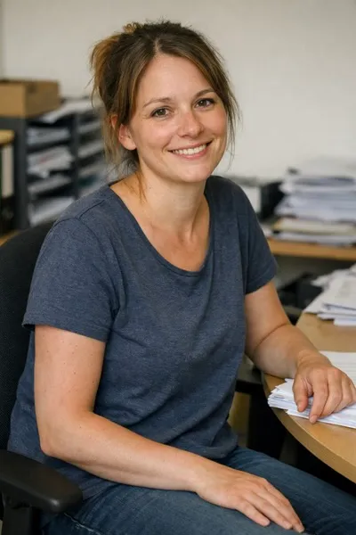 Young male tax assistant preparing documentation for audit and corporate tax filings.