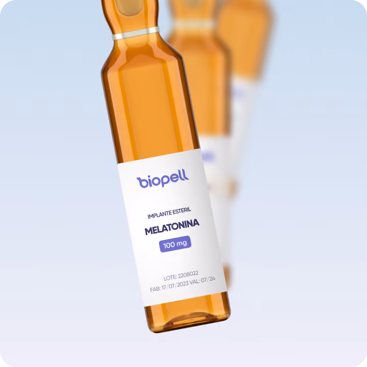 Ампула Biopell Melatonina с белой этикеткой