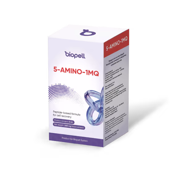 Biopell 5-Amino-1MQ supplement package, thumbnail.