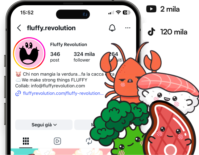 fluffy social account