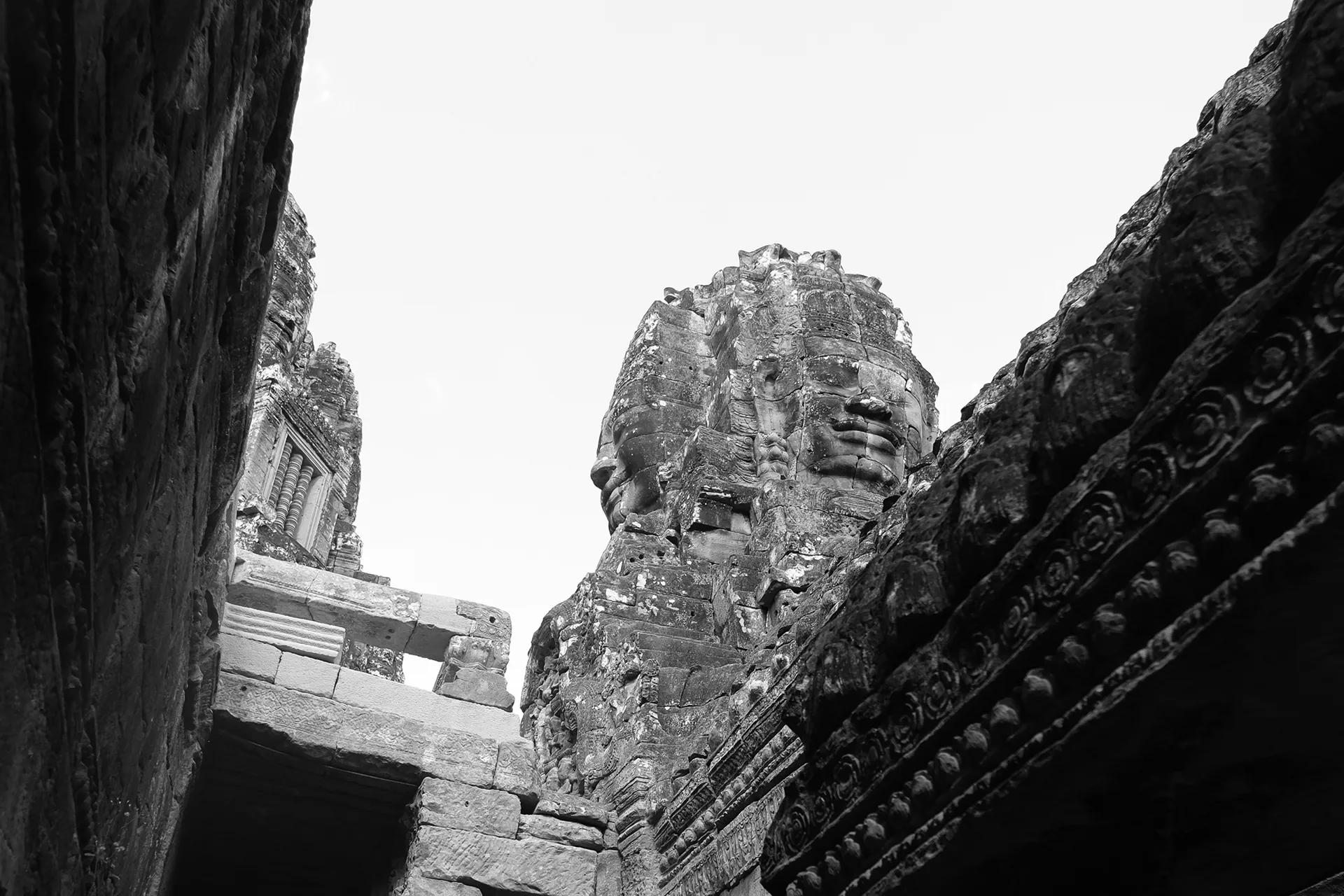 SMILING FACES, 2025 Bayon Temple, Siem Reap,  Cambodia