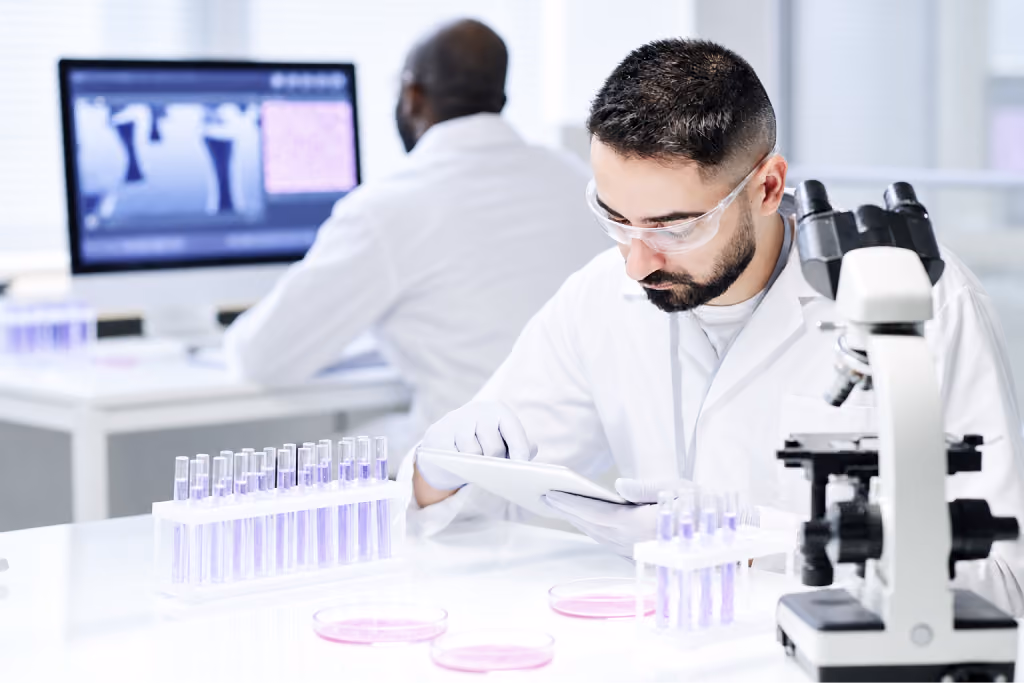 Researcher in a laboratory