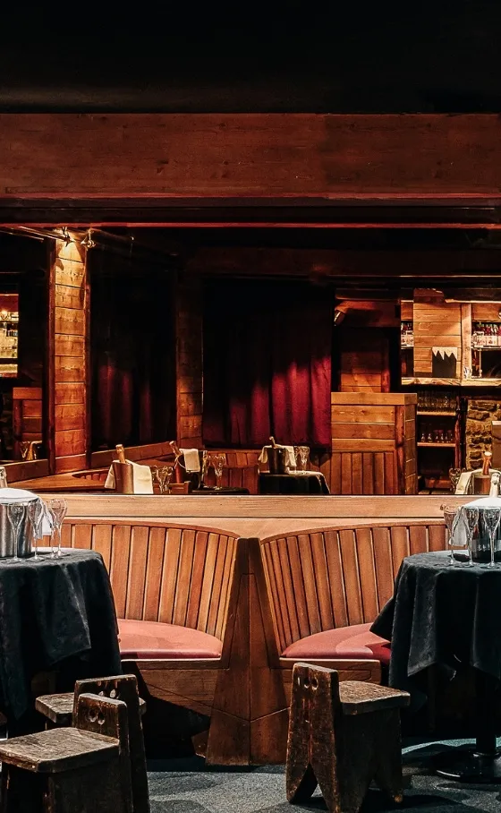 View of a stage inside the farm club