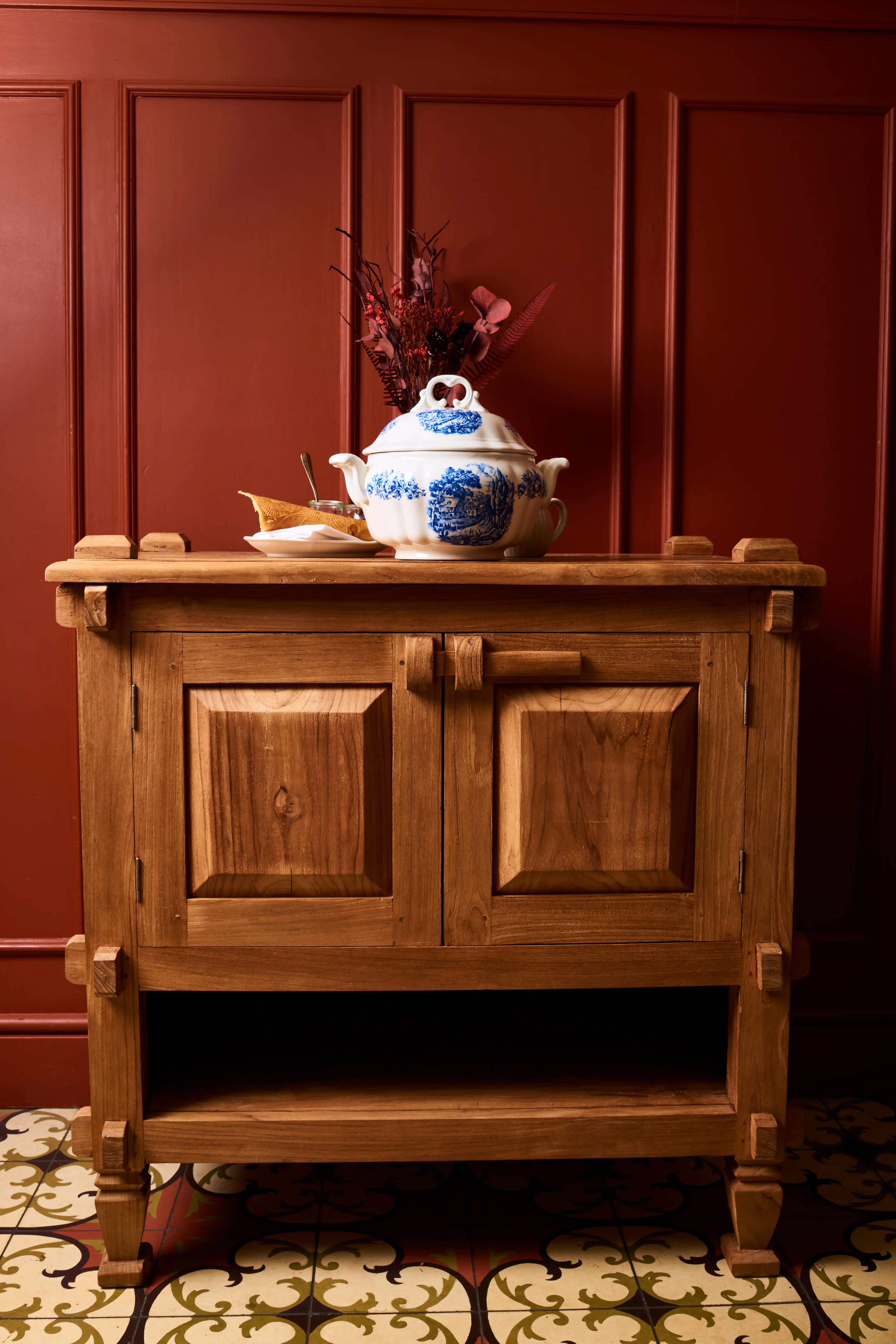 A plate of the dinner menu if the St Bernard Restaurant