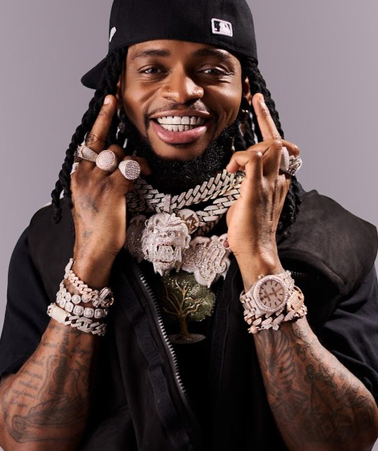 Man in yellow suite on a yellow background