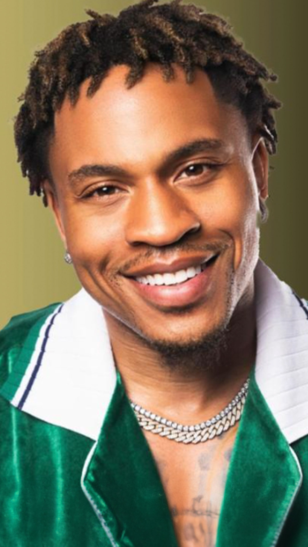 Cute girl on a purple background