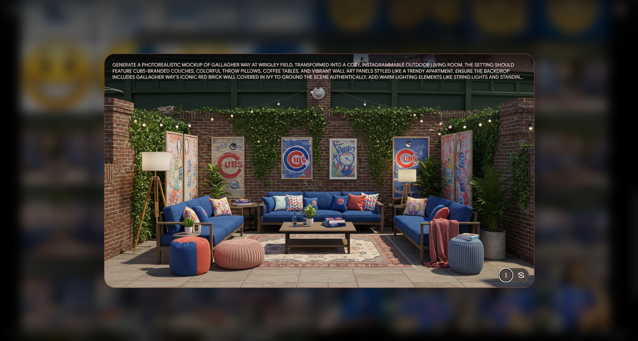 AI generated activation space