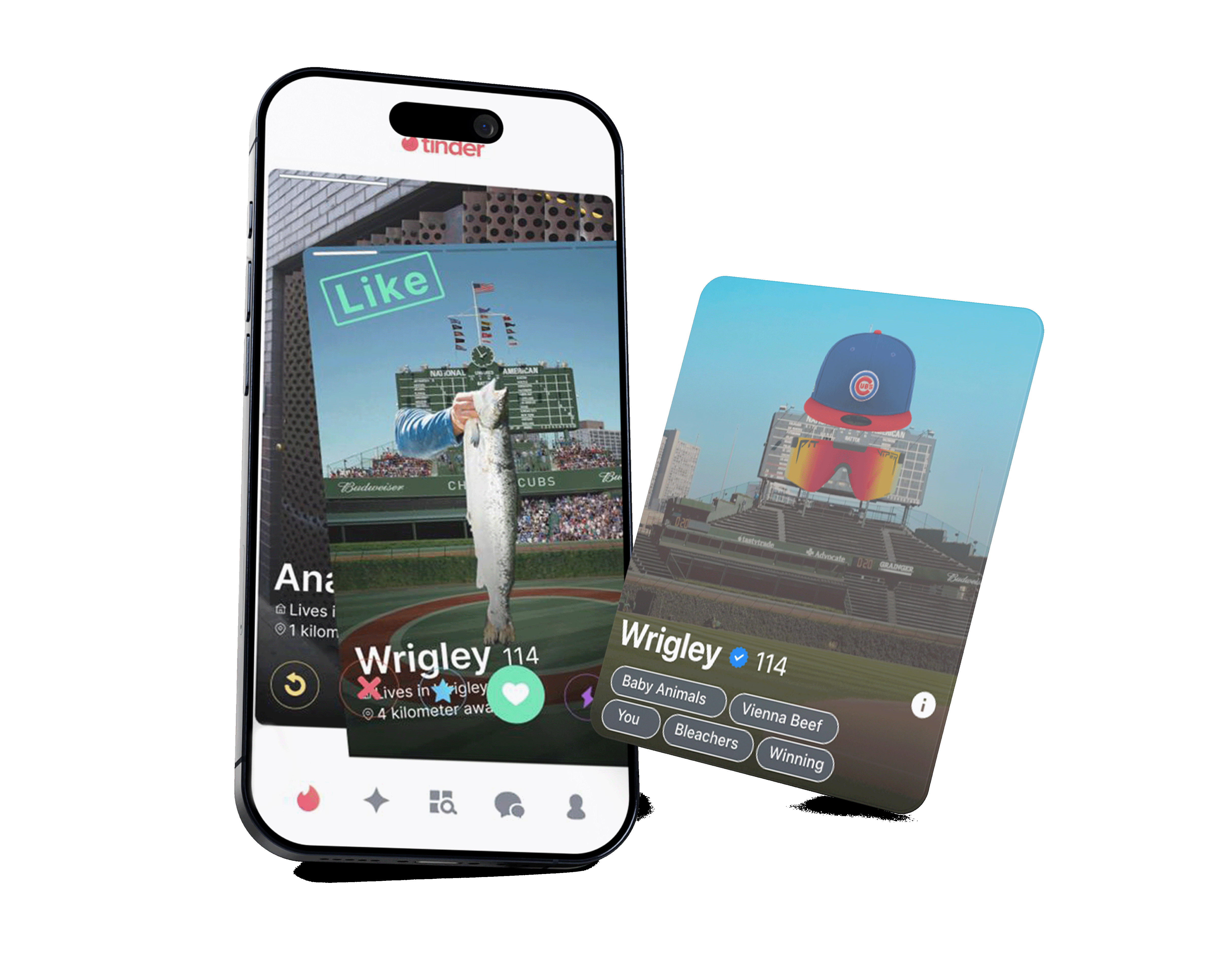 Cubs U Tinder profile