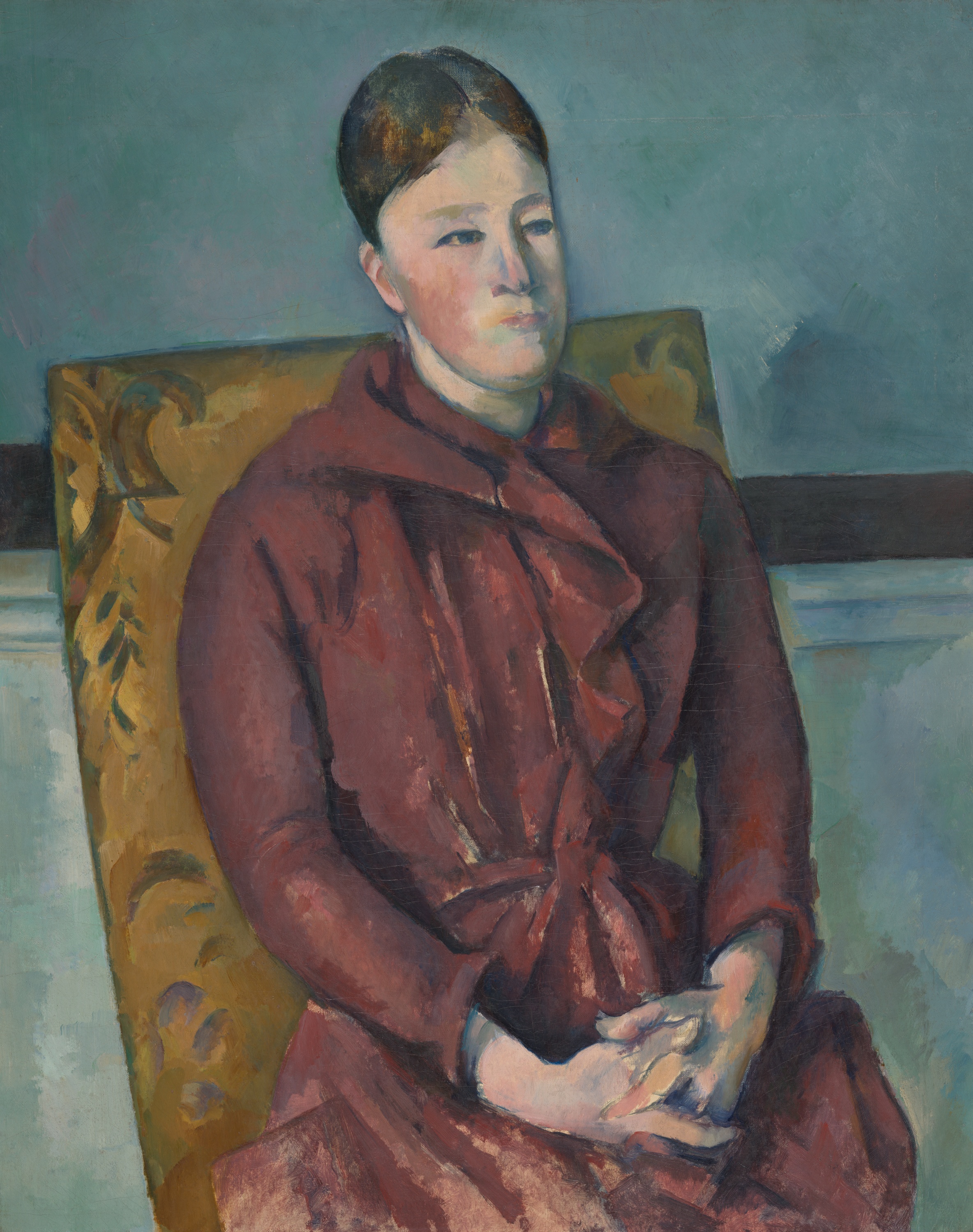 Madame Cezanne in a Yellow Chair