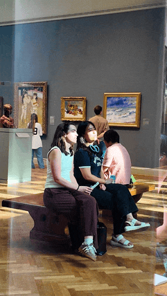Art pieces in conversation design example
