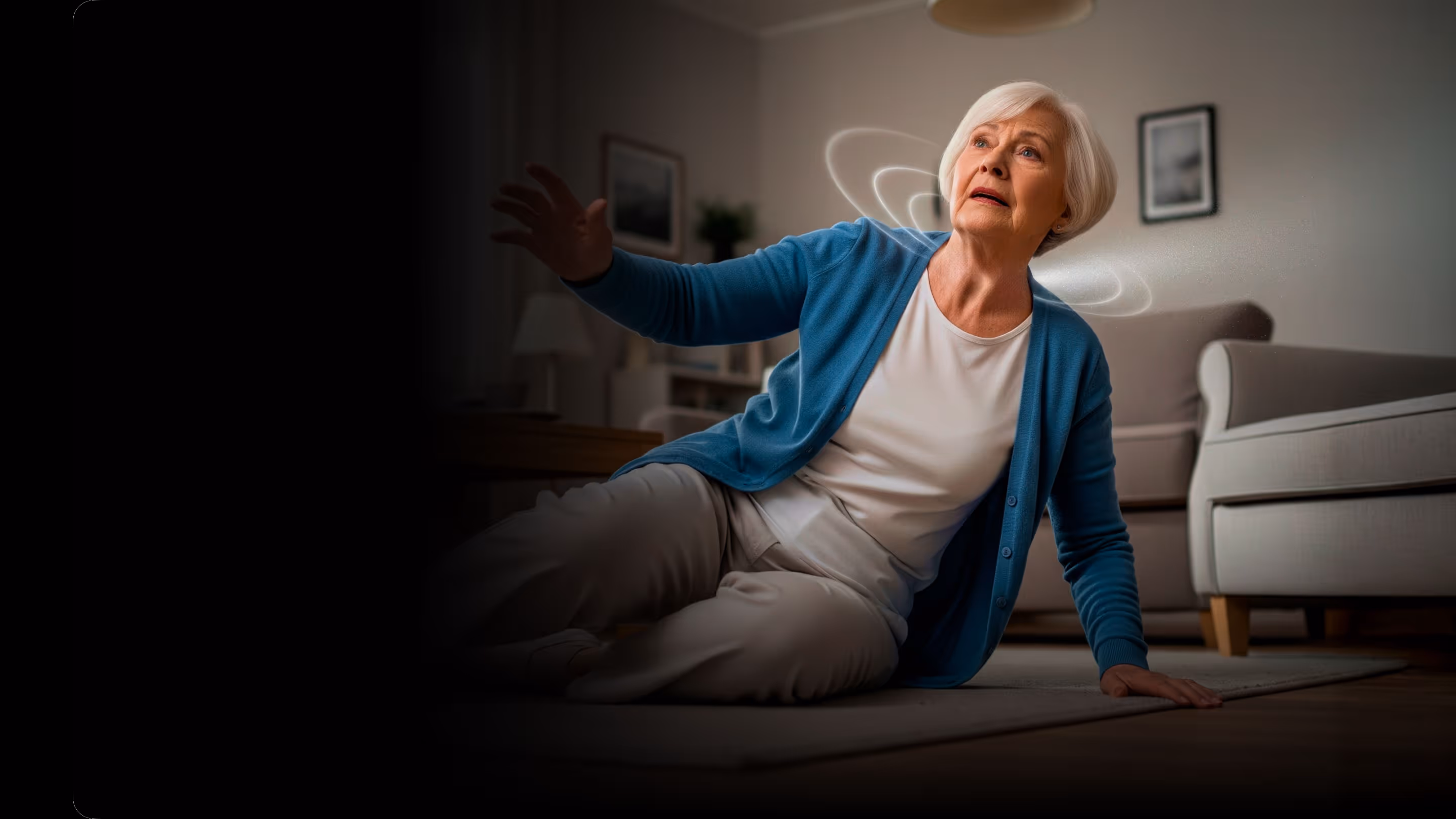 Senses a hard fall and automatically sends an alert to emergency contacts for immediate assistance.