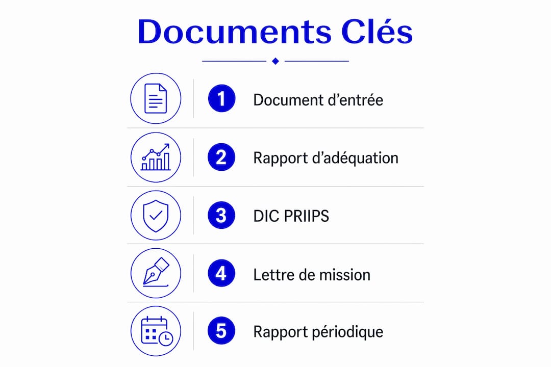 Visuel récapitulatif des principaux documents de transparence sur le patrimoine