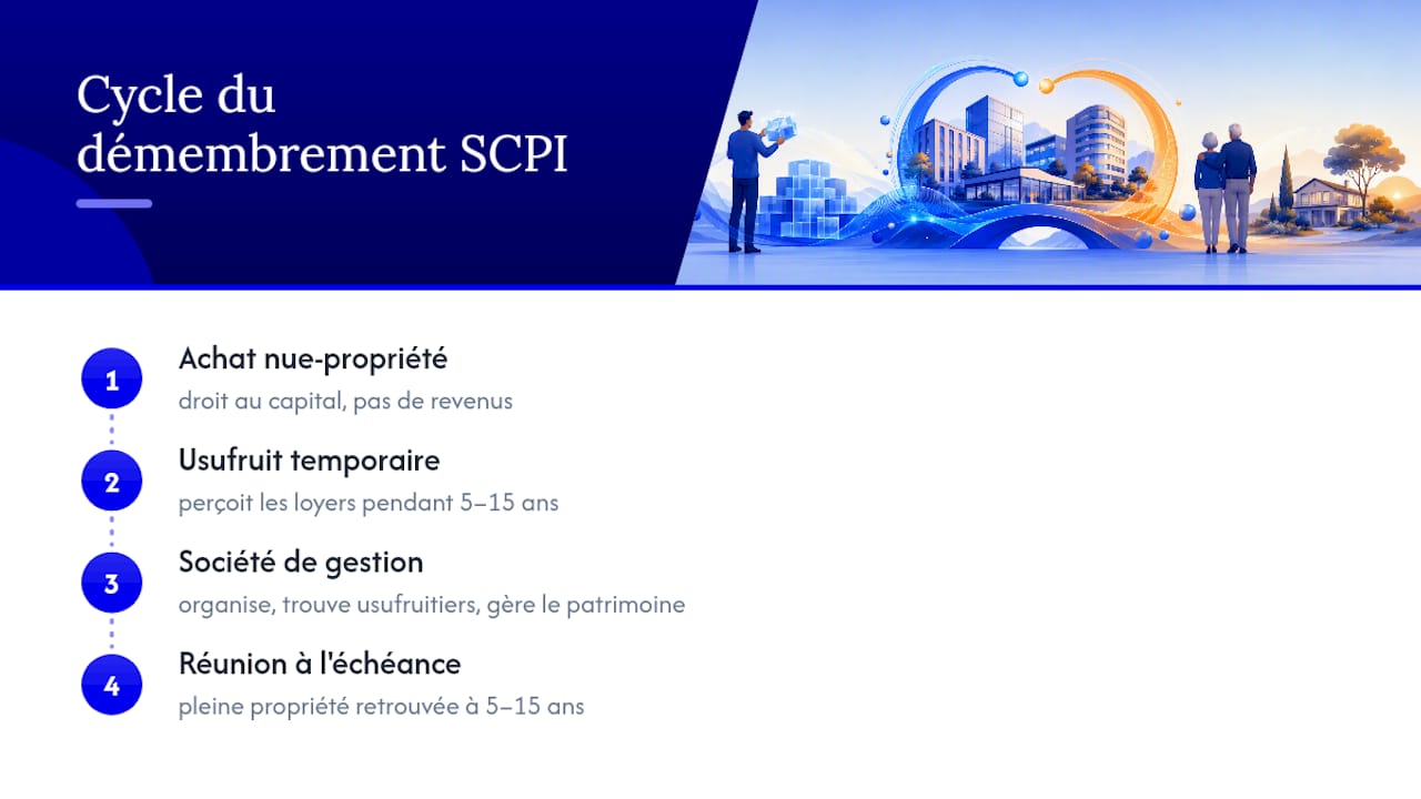 Division des droits relatifs à une part de SCPI
