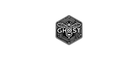 Ghost logo white