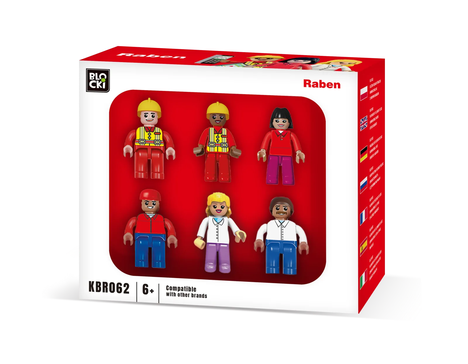 Raben staff figures with accessories