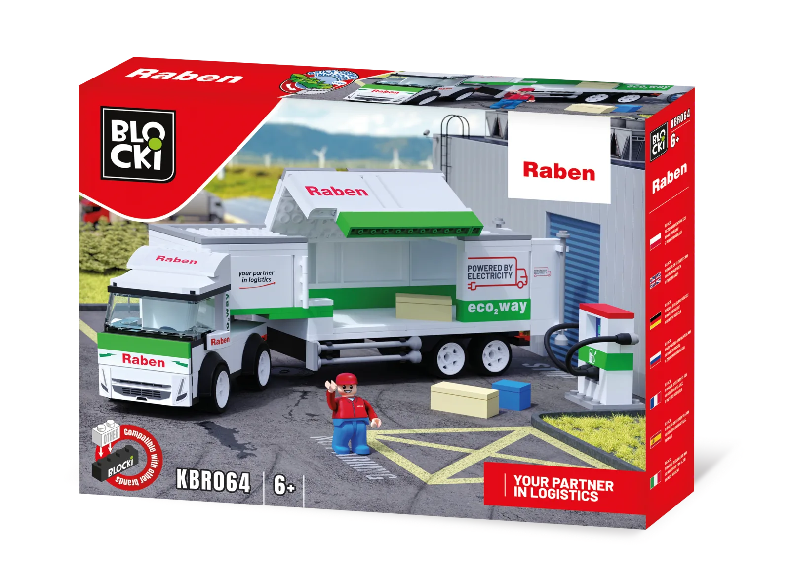 Raben electric truck brick set