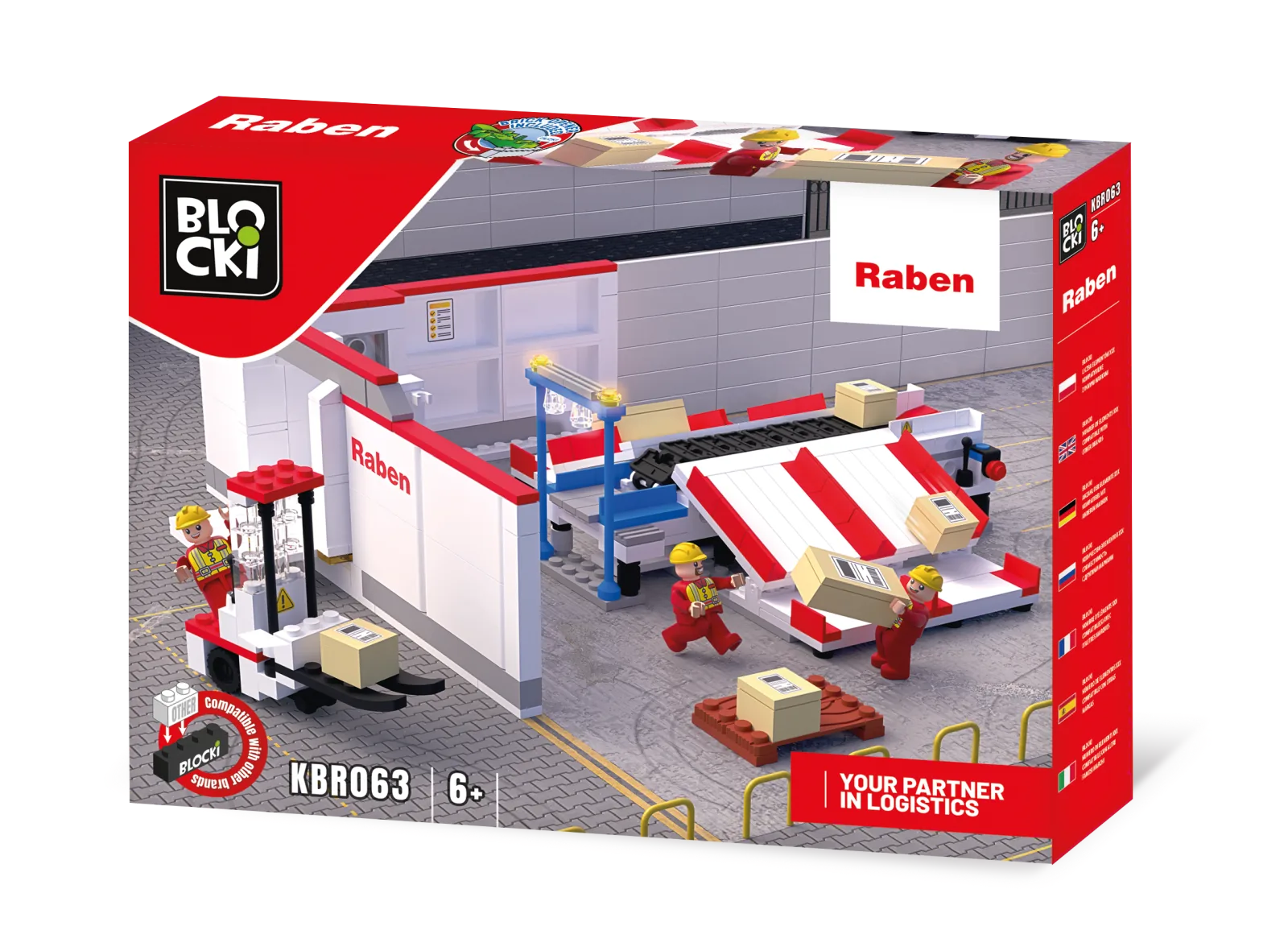 Raben sorting facility brick set