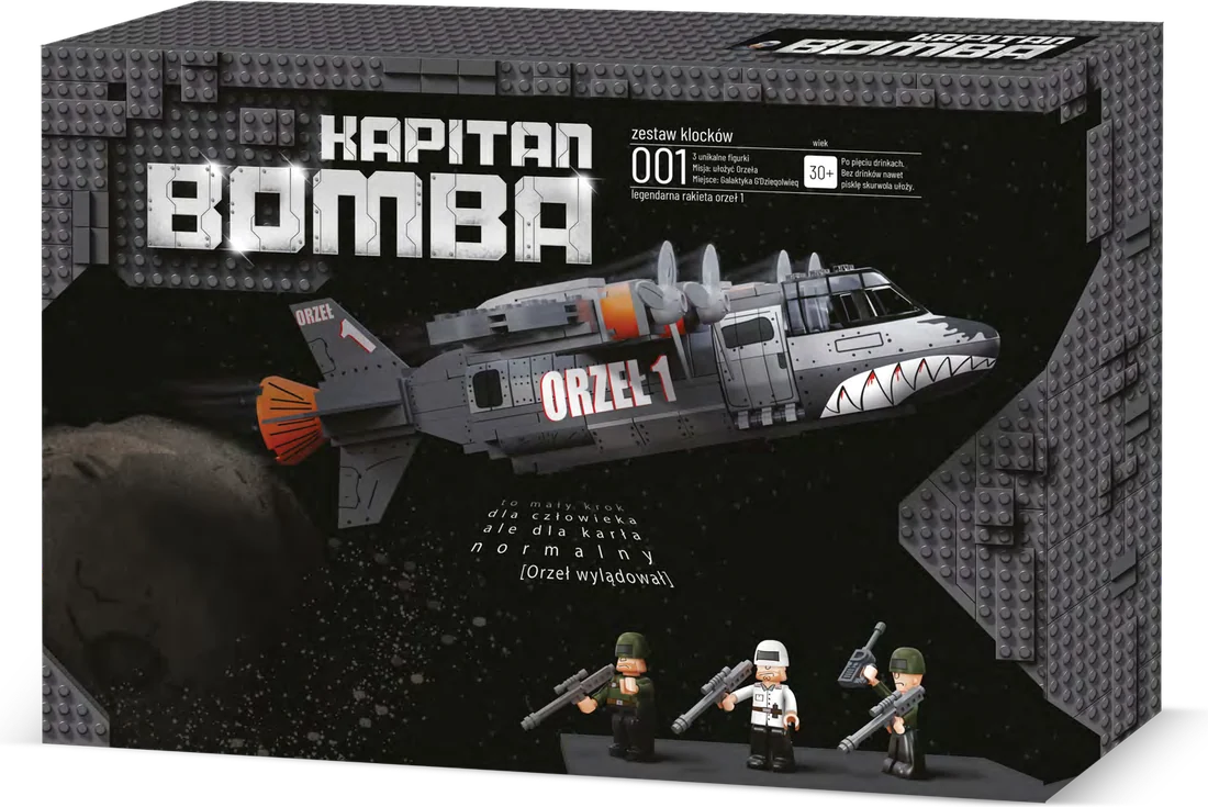 The Orzeł 1 rocket for Kapitan Bomba