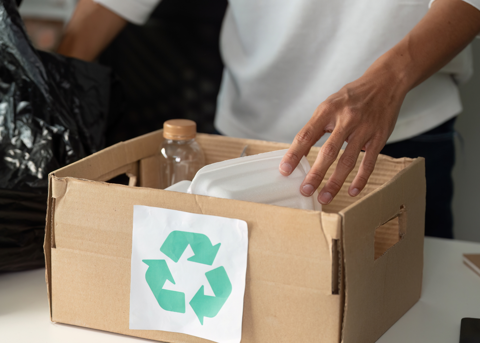 Conscious living recycling photo