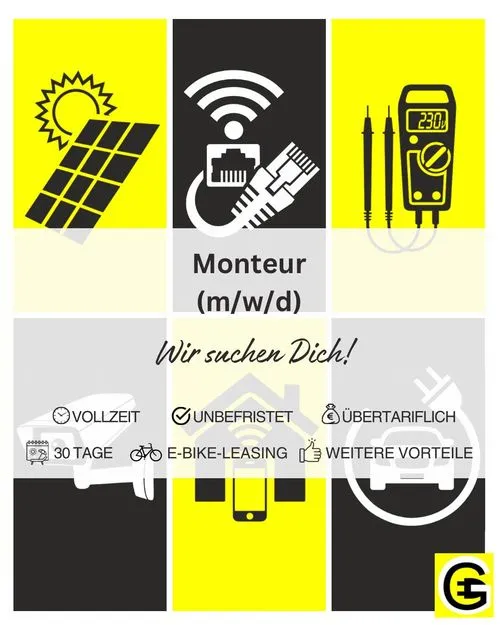 Stellenanzeige Monteur