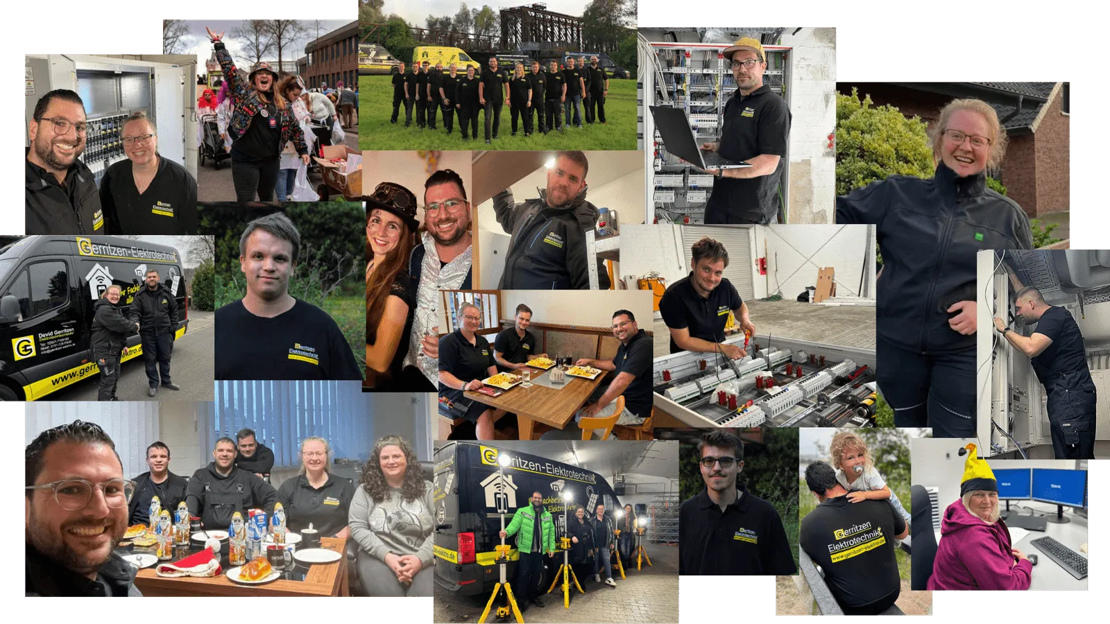 Team Collage Gerritzen Elektrotechnik